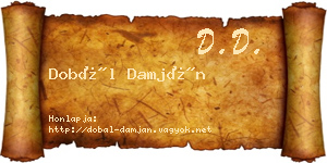 Dobál Damján névjegykártya